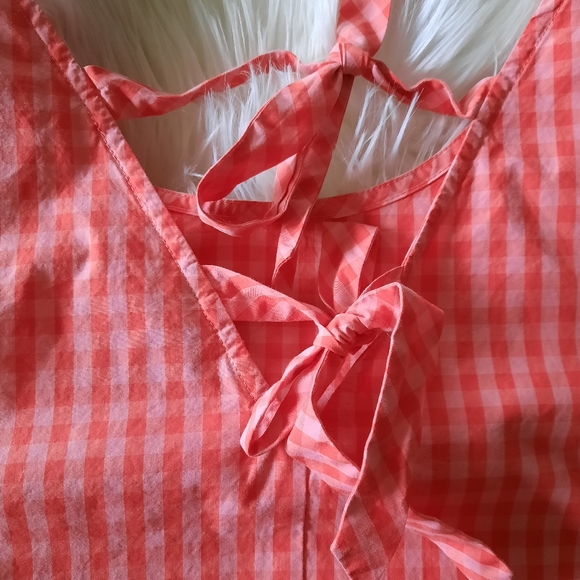 J.Crew Factory Peplum Gingham Top - Picture 6 of 10